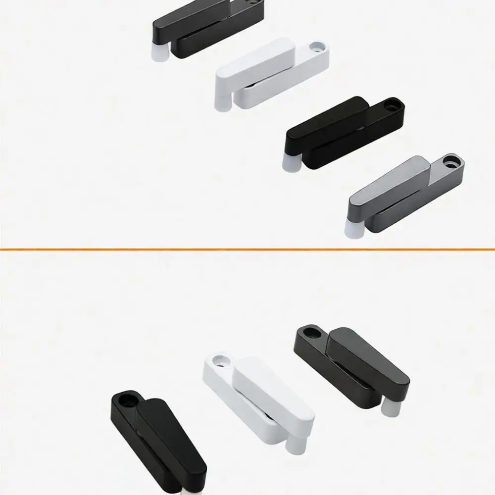 Universal Sliding Window Lock Zinc Alloy Security Latch Minimalist Design Narrow Hook For Glass Door Home Hardware Accessory