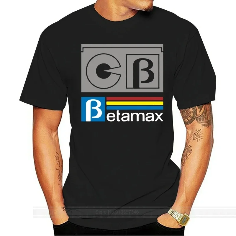 BETAMAX-Camiseta de Cassette de vídeo Retro de los años 1970 y 80, camisa de película para el hogar, [película VHS de 8mm], camisetas divertidas Unisex