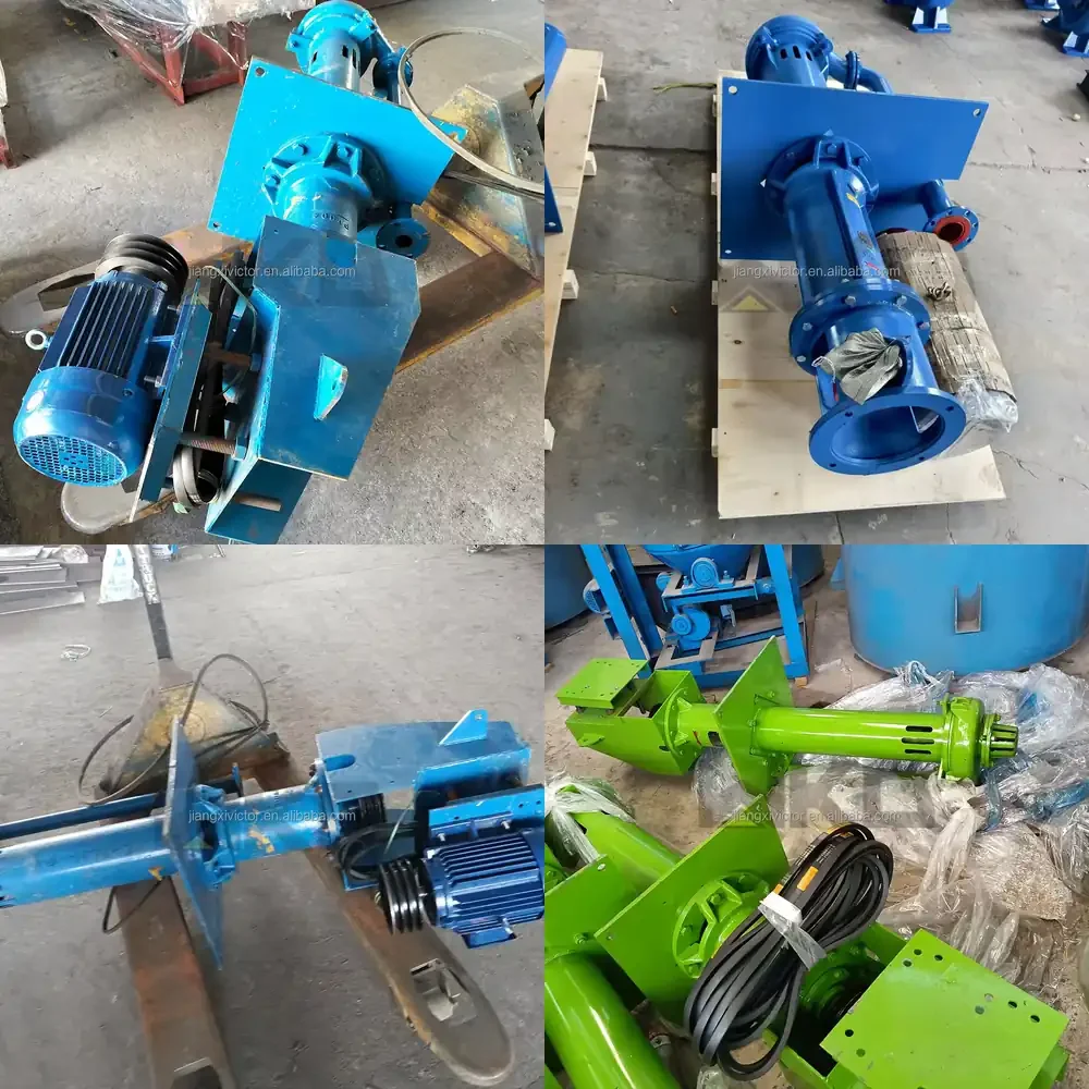 Wear-resistant Impurity Pump 65QV-SPR 22.5-105m3/h Capacity Vertical Slurry Pump Semi Submersible Sewage Pump