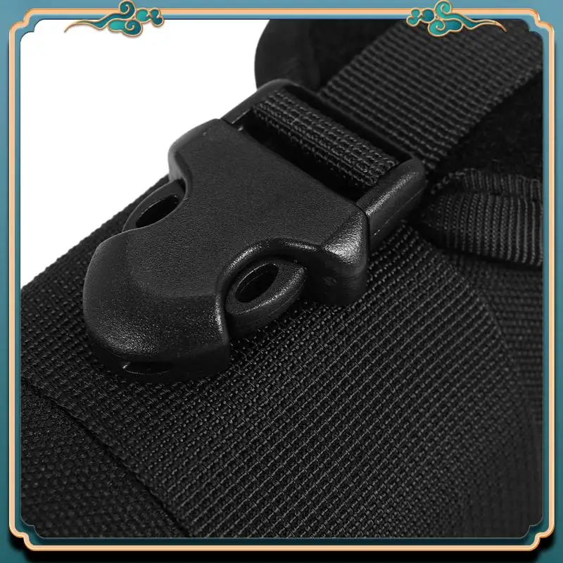 Latest 3X Glasses Pouch Portable Sunglasses Case Goggle Storage Protection Bag Nylon Waterproof Flashlight Pouch,Black