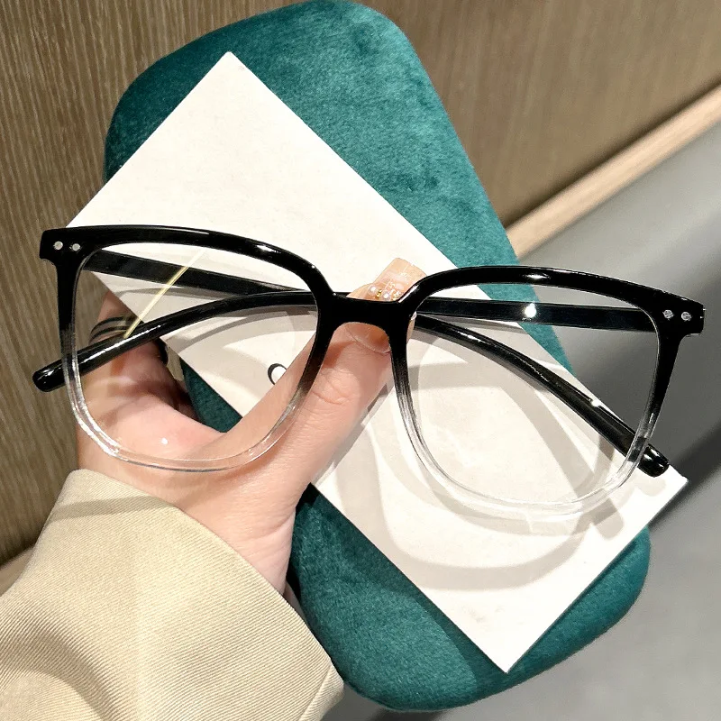 

Blue Light Blocking Glasses for Women Men Unisex Large Square Frame Eyewear Retro Fashion Oversized Optical Spectacle Eyeglasses