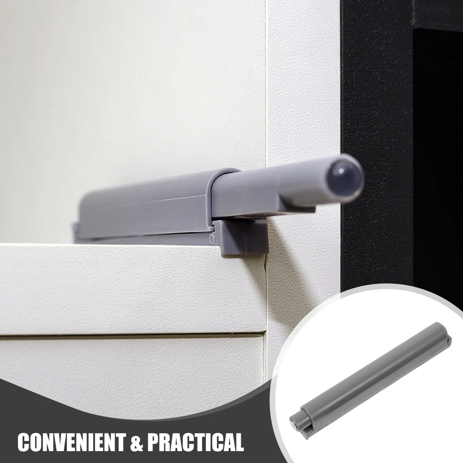 

4pcs Wardrobe Door Damper Heavy Duty Cabinet Door Shock Absorber Soft Closing Mechanism Damping System For Wood Metal Glass