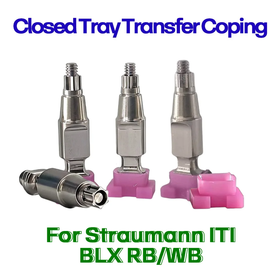 Dental Impression Coping Closed Tray For Straumann ITI BLX RB/WB Implant Prosthodontic Transfer Post Abutment Materials 5pcs