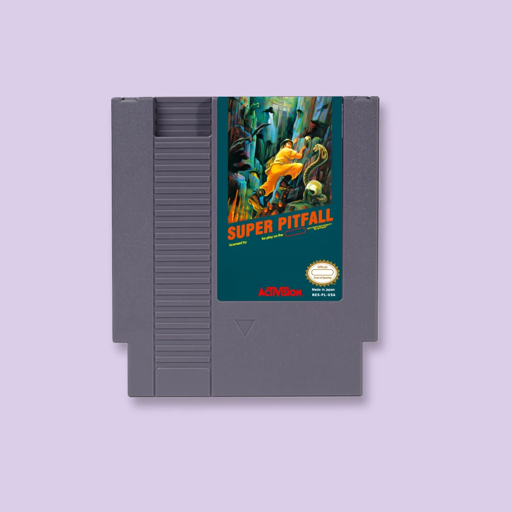 

Super Pitfall Game Cartridge Action Game For NES 8Bit 72PIN Consoles Game Card