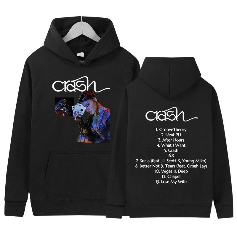 

Kehlani Crash World Tour 2024 Album Hoodie Men Women Retro Aesthetic Fashion Sweatshirt Hip Hop Loose Oversized Hoody Streetwear