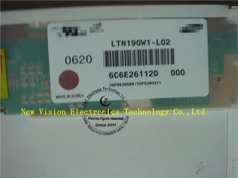 LTN190W1-L01 LTN190W1-L02 Original A+ Grade 19 inch 1680*1050 Industrial LCD Screen Panel Display for SAMSUNG