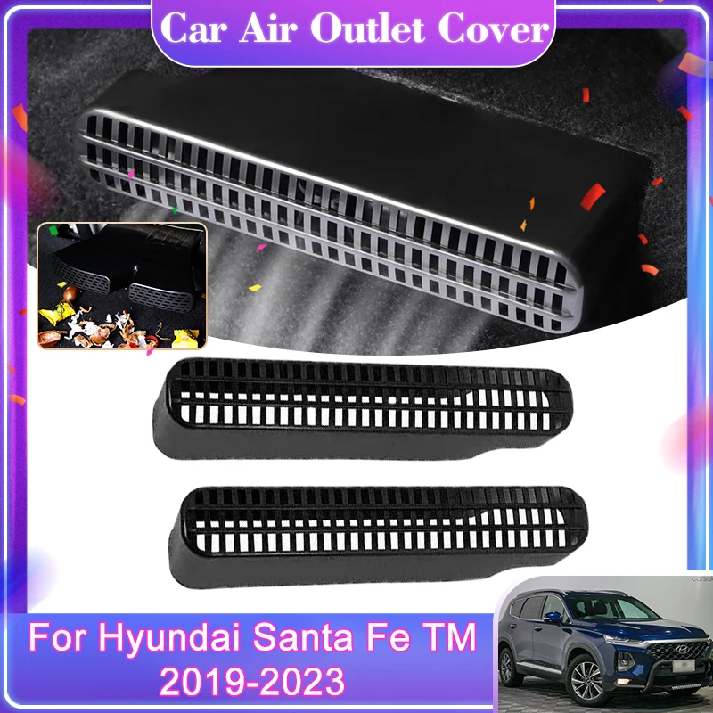 For Hyundai Santa Fe TM 2019 2020 2021 2022 2023 Air Conditioner Outlet Vent Grille Cover Protection Anti-Clogging Accessories