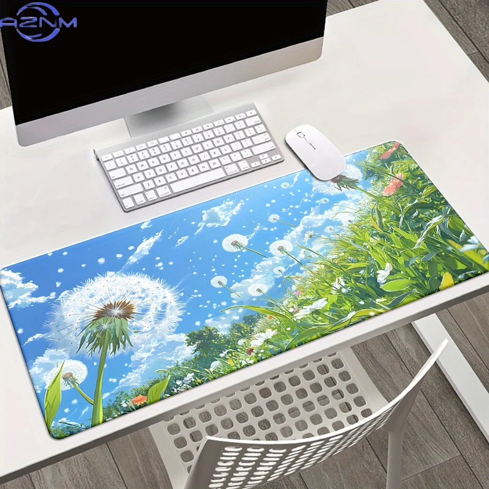 Universal computer mat. Mouse slides smoothly, rubber bottom prevents slipping