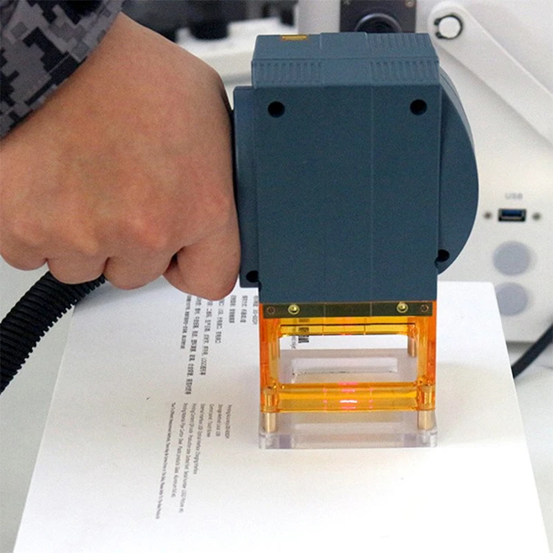 Macchina per marcatura Laser schermo di visualizzazione macchina per marcatura portatile Laser a fibra costruito in vetro portatile da 7 pollici