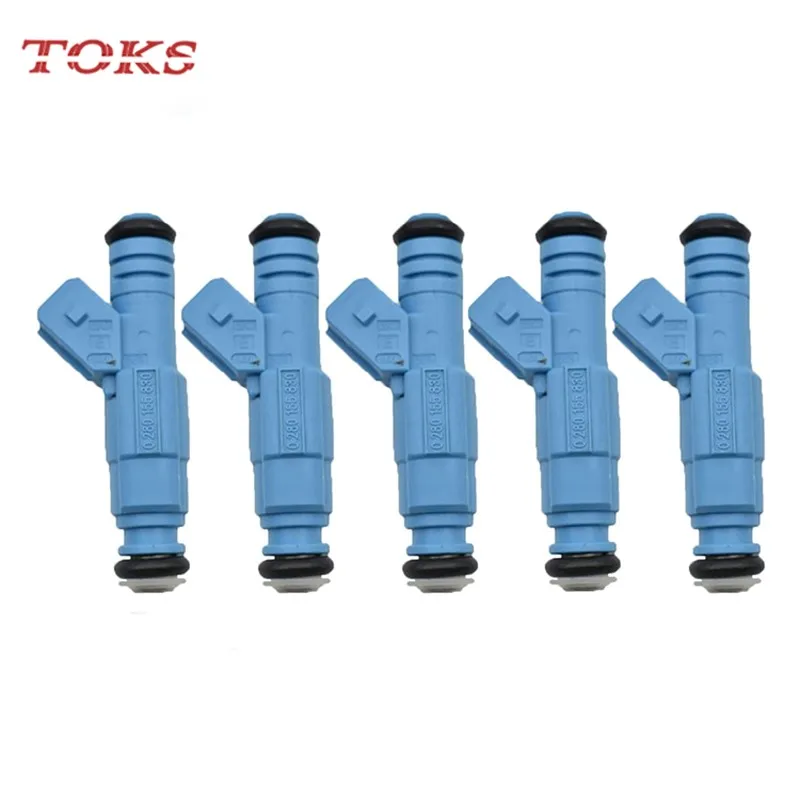 

Set of 5 Fuel Injectors For 1999-2006 VOLVO S80 XC70 S60 V70 C70 S60 2.5L 2.3L 0280155830 9186060 420874520