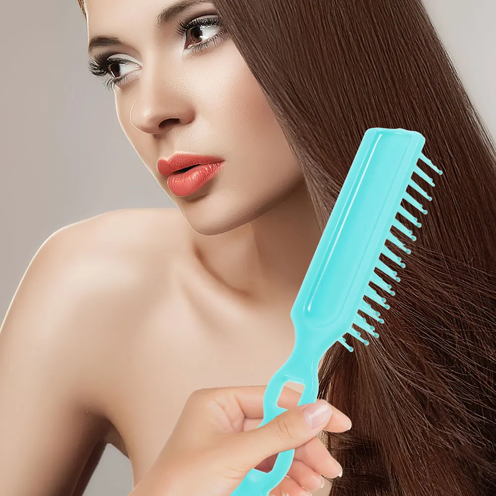 

15pcs Hair Massage Comb Plastic Brush Scalp Care Comfortable Sturdy Paddle Detangle Knots Portable Lightweight Practical