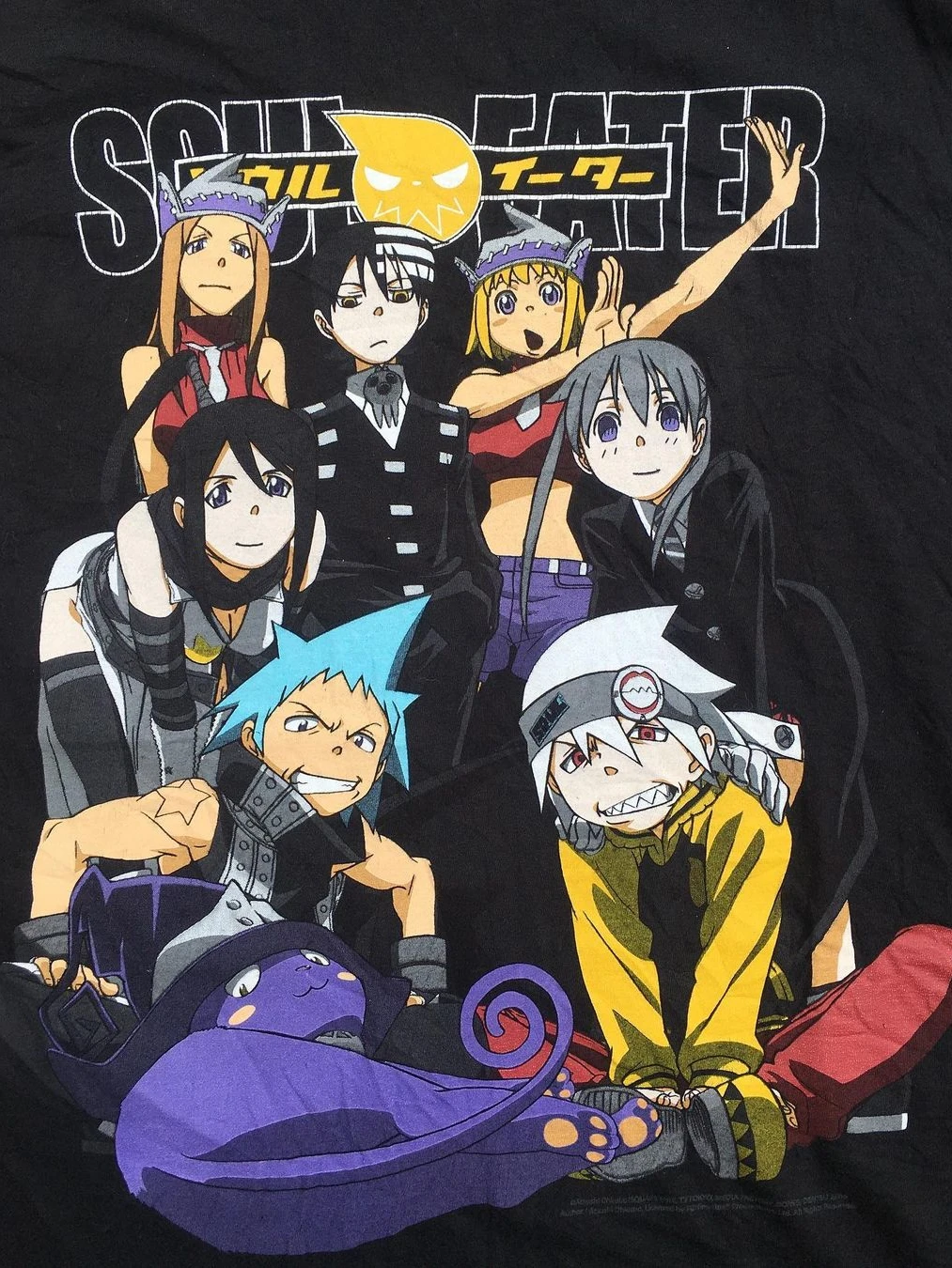 

Japanese Harajuku Oldschool Soul Eater Comics Minority Design Advanced Short-sleeved T-shirt Salt Wear Unisex Tops Tees