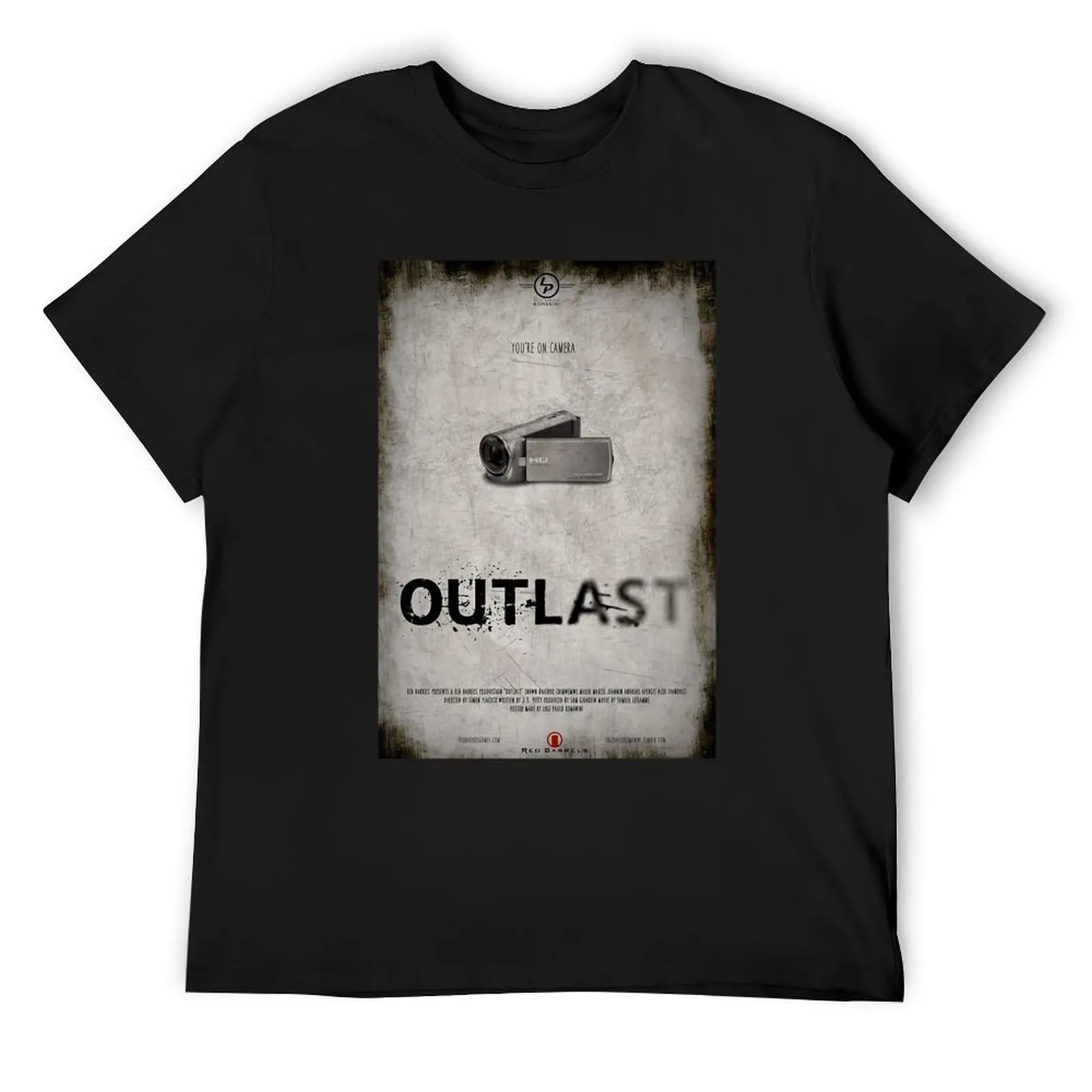 Outlast Handycamp Poster T-Shirt blacks sublime basketball graphic tees oversized graphic tee fruit of the loom mens t shirts