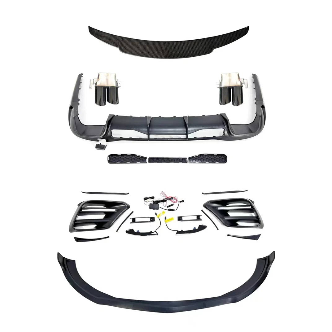 STLF Body Kit for Mercedess Benzs S Class W223 Sport Change to B style Model Include Front Lip Rear Diffuser Tail Pipes