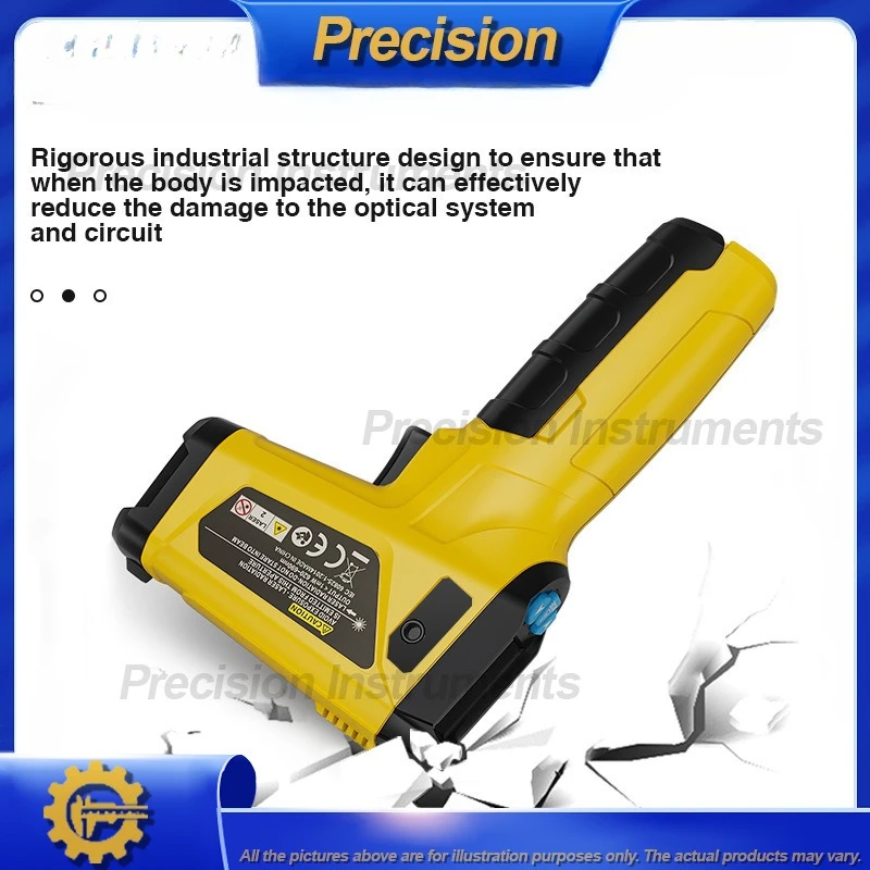 2026 Digital Infrared Thermometer High Precision Industrial Handheld Temperature Gun for Medical and Home Use