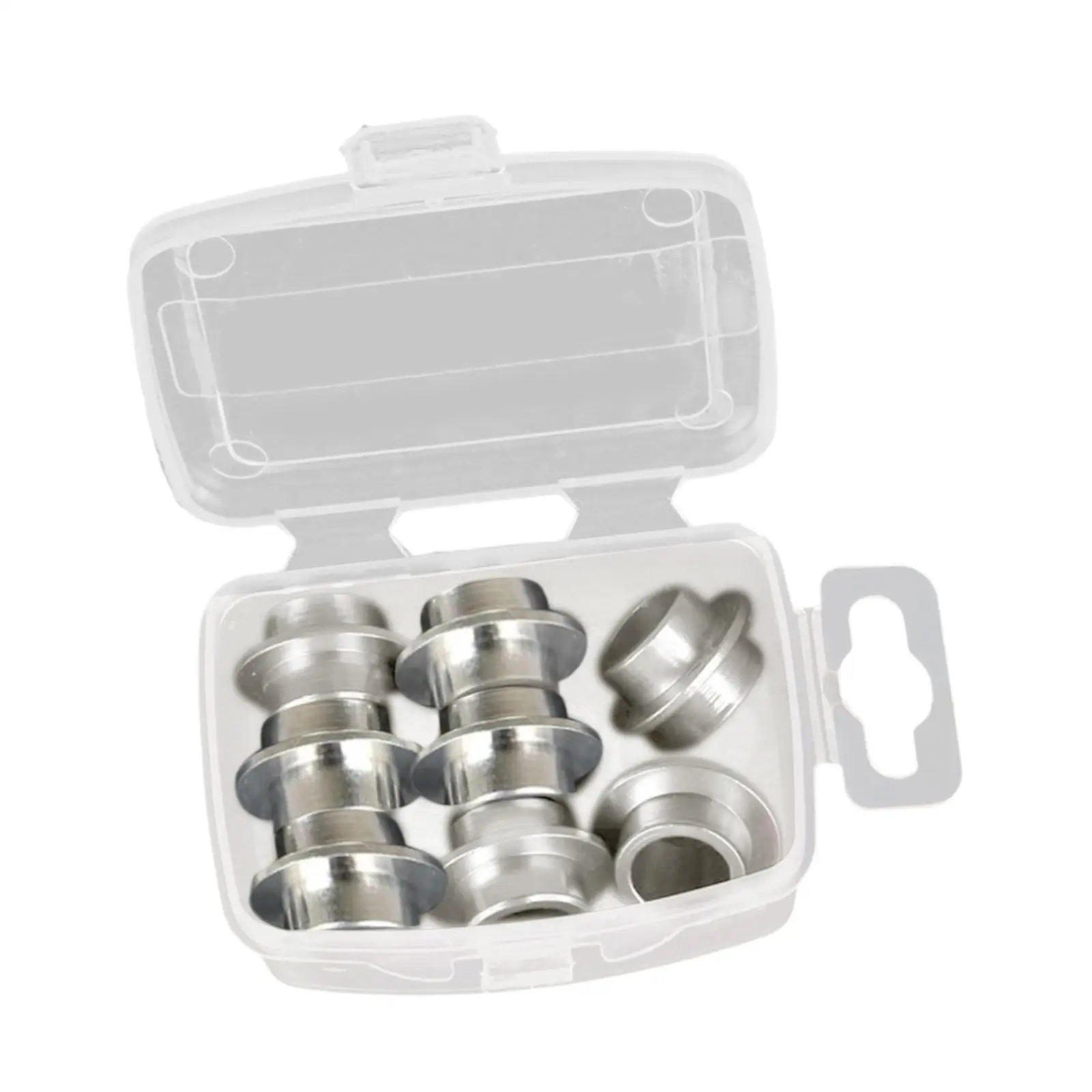 Inline Skate Bearing Spacers 8mm Shaft Aluminum Alloy Fitness Parts for Outdoor Activities Roller Skates Wheels