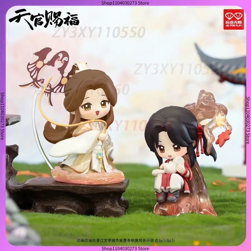 

Новинка 2029, небесное официальное благословение, серия блестящих цветов, слепая коробка, аниме-фигурка, модель игрушки Xielian Huacheng, ограниченная серия