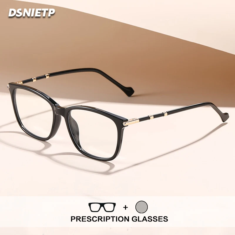 

Высококачественные очки для чтения, женские прогрессивные фотохромные очки «кошачий глаз», оправа для очков по рецепту, очки для близорукости с защитой от синего света