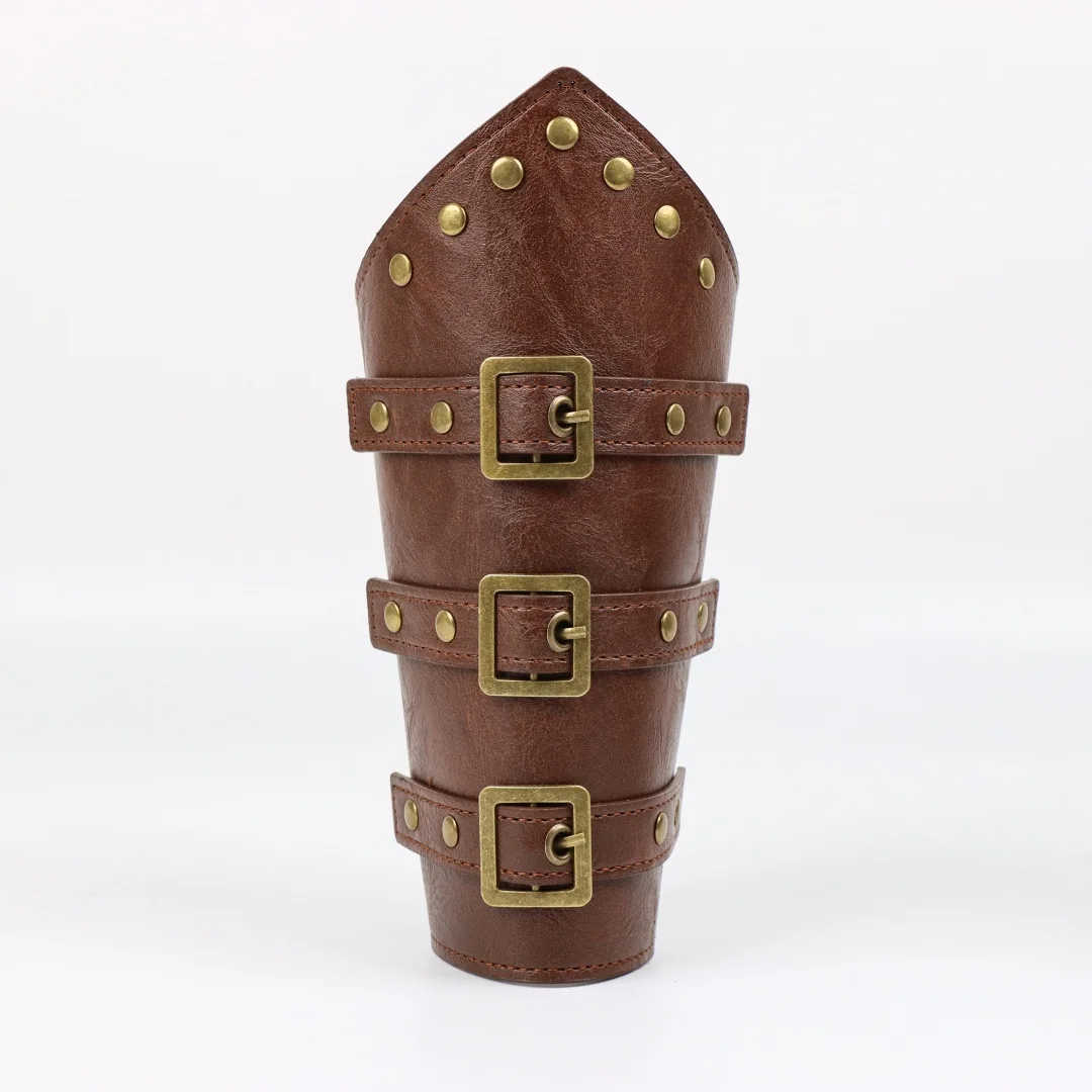 UYEE Renaissance-Accessoires für Herren und Damen, Wikinger, mittelalterliche Gürteltasche, Lederarmschienen, Wikinger-Kostüm, Herren-Accessoires für Halloween