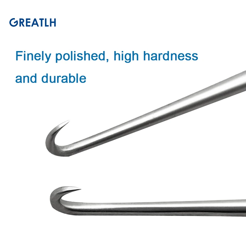 Two Type Choices Medical Muscle Pulling Hooks Soft Tissue Retractor Stainless Steel Wound Pulling Hooks