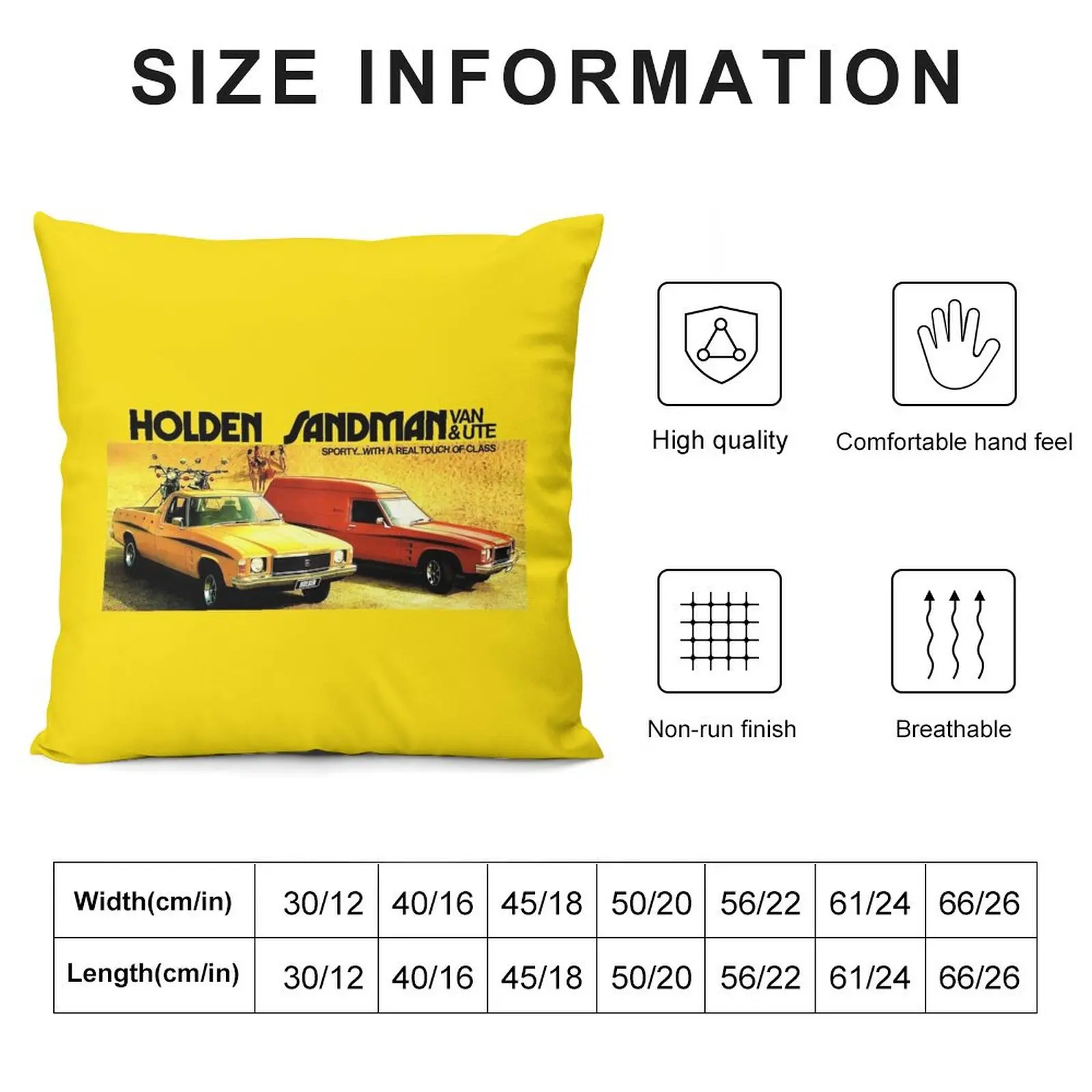 HOLDEN SANDMAN VAN & UTE Throw Pillow Cushions For Decorative Sofa Pillowcases Bed Cushions Covers For Sofas pillow