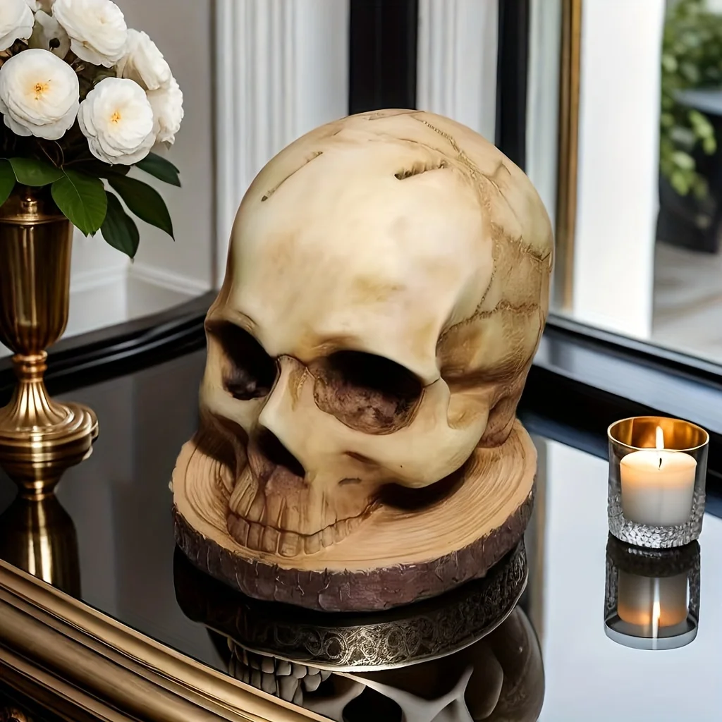 Küche Messer Halter Schädel Skelett Messer Stehen Scary Party Lagerung Rack Dekor Horror Kopf Organisatoren Rack Küche Zubehör