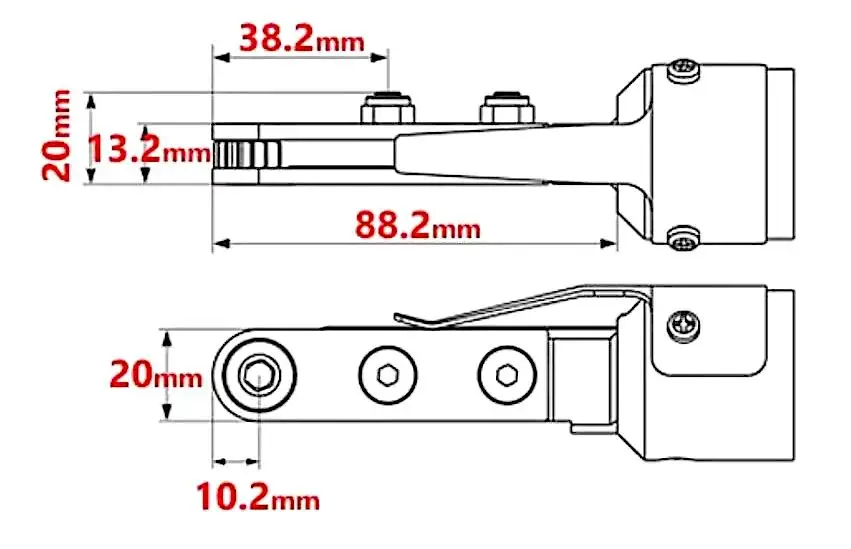 TY5T112A Pneumatic Thru-Hole Ratchet |180 rpm |10Nm Industrial| 6mm, 7mm, 8mm, 10mm, 11mm, 12mm, 1/4