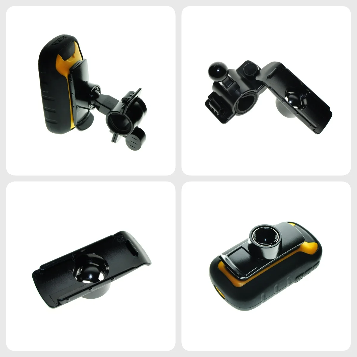 Soporte de montaje giratorio para manillar de motocicleta y bicicleta + funda protectora de silicona para GPS Garmin para accesorios eTrex Solar SE