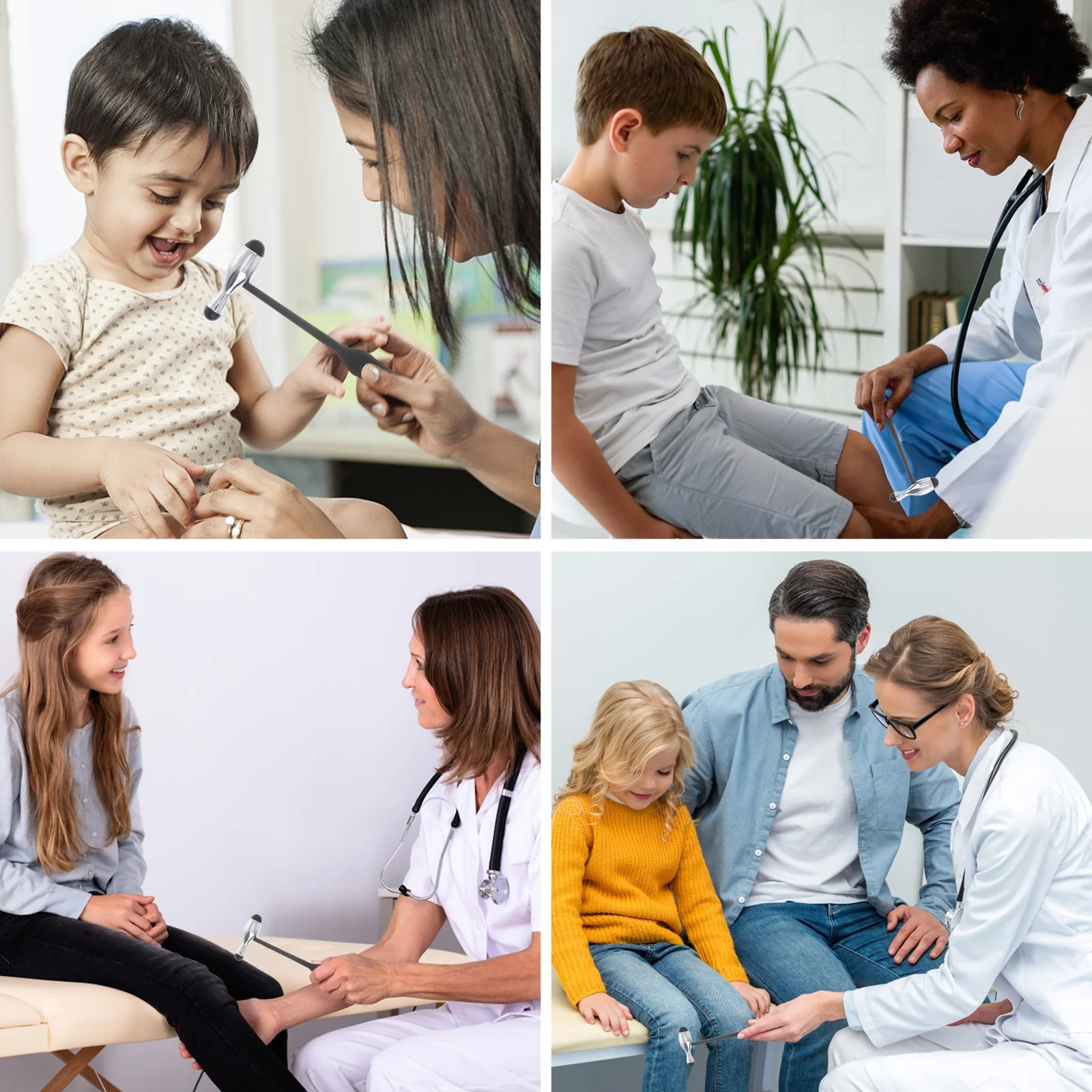 

Reflex Hammer Zinc Alloy Bowling Shaped Plexor For Muscle Tendon Testing Neurological Examination Diagnostic Tool Medical