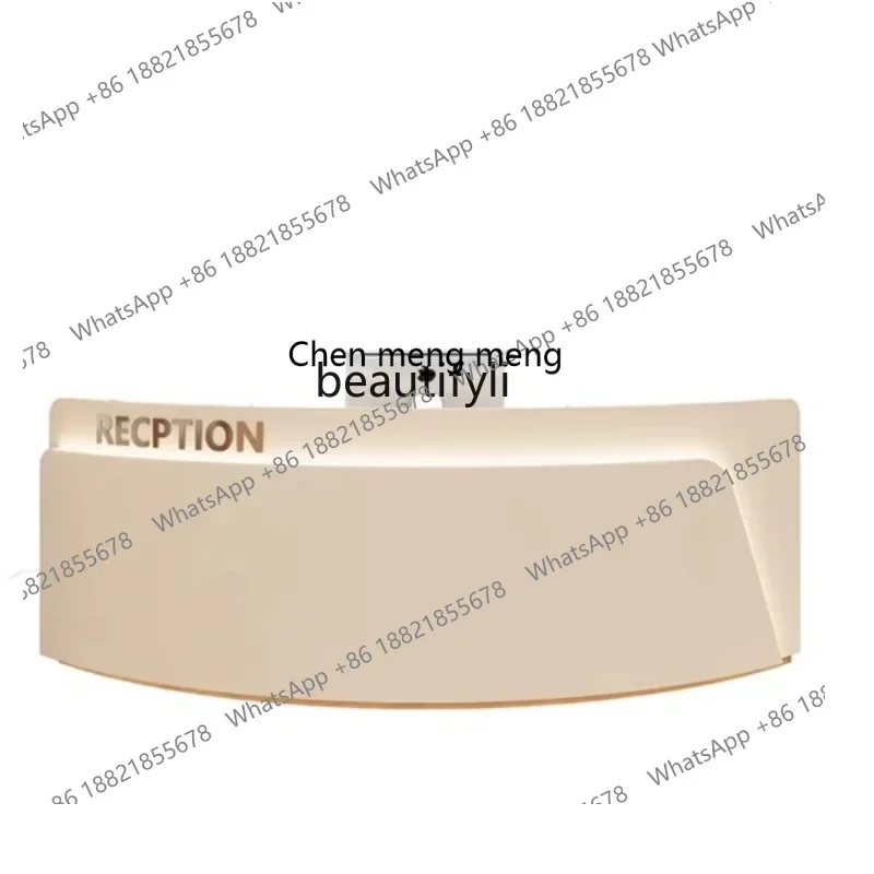 X  Beauty Salon Front Desk Cashier Bar Skin Management Dance Training Class Oral and Dental Celebrity Reception Desk