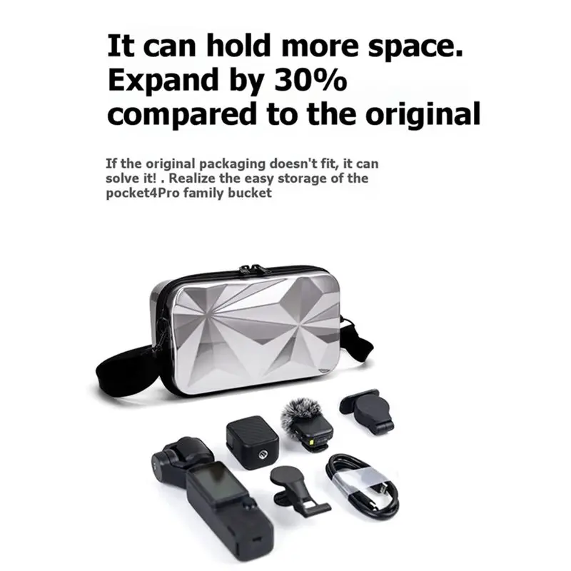 【A17Z】Waterproof Protective Case For DJI Osmo Pocket 4P Storage Bag Case Camera Accessories Portable