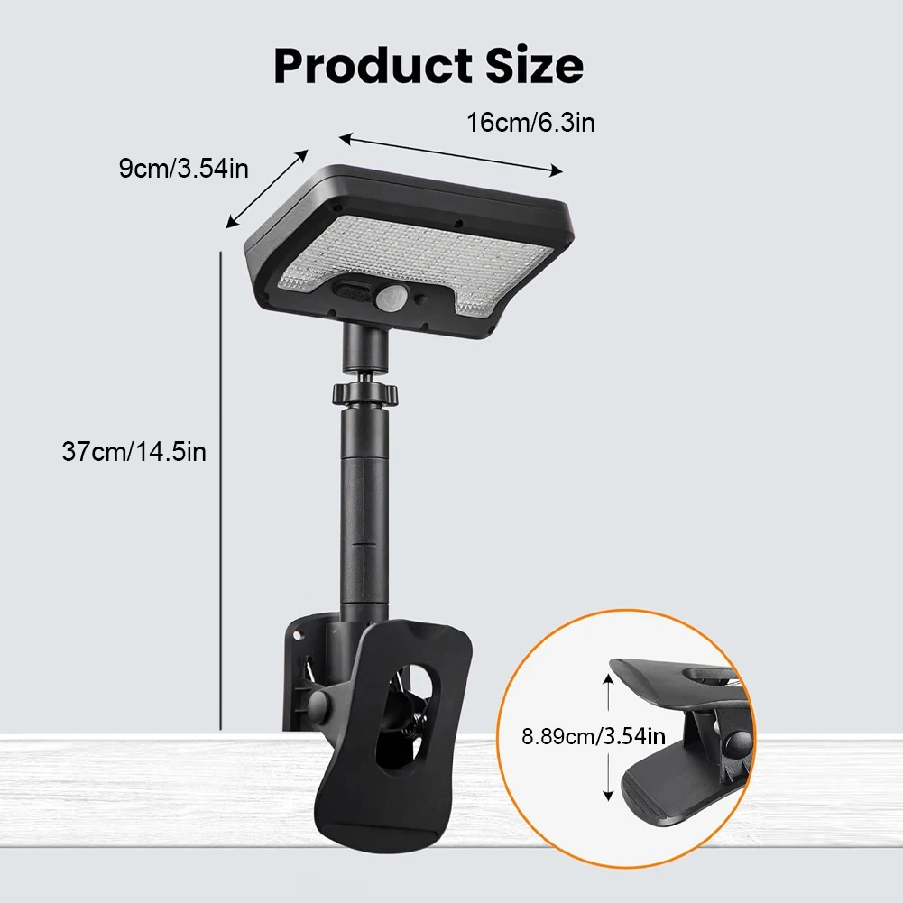 Solar Wall Light Solar Fence Light Auto On/Off Motion Sensor Outside Yard Lamp 3 Modes Security Porch Light for Garden Yard Path