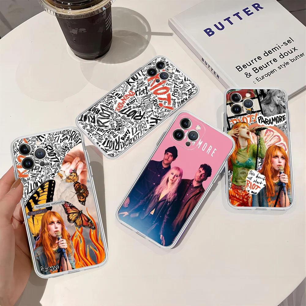 COOL Band P-Paramore Phone Case Silicone Soft For Iphone 16 15 14 13 12 11 Pro Mini XS MAX Plus X Cover