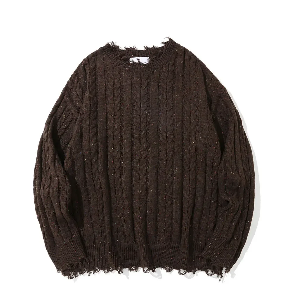 

Американский стиль, новая мода, мужские однотонные свитера с круглым вырезом и длинным рукавом, повседневные модные простые базовые вязаные свитера, пуловеры, мужские топы