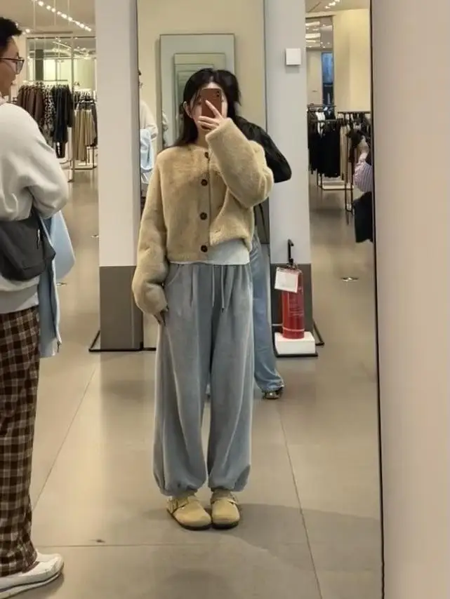 خريف شتاء جديد وصول المرأة تخفيف Sle ort Plu Jaet تأثير الفراء الاصطناعي ملابس خارجية الصبار تناسب طويلة Sve roun... #2