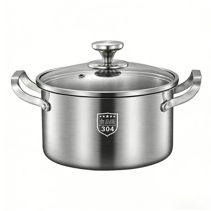 

LH thickened all-steel food grade soup pot kitchen household high soup pot stew soup