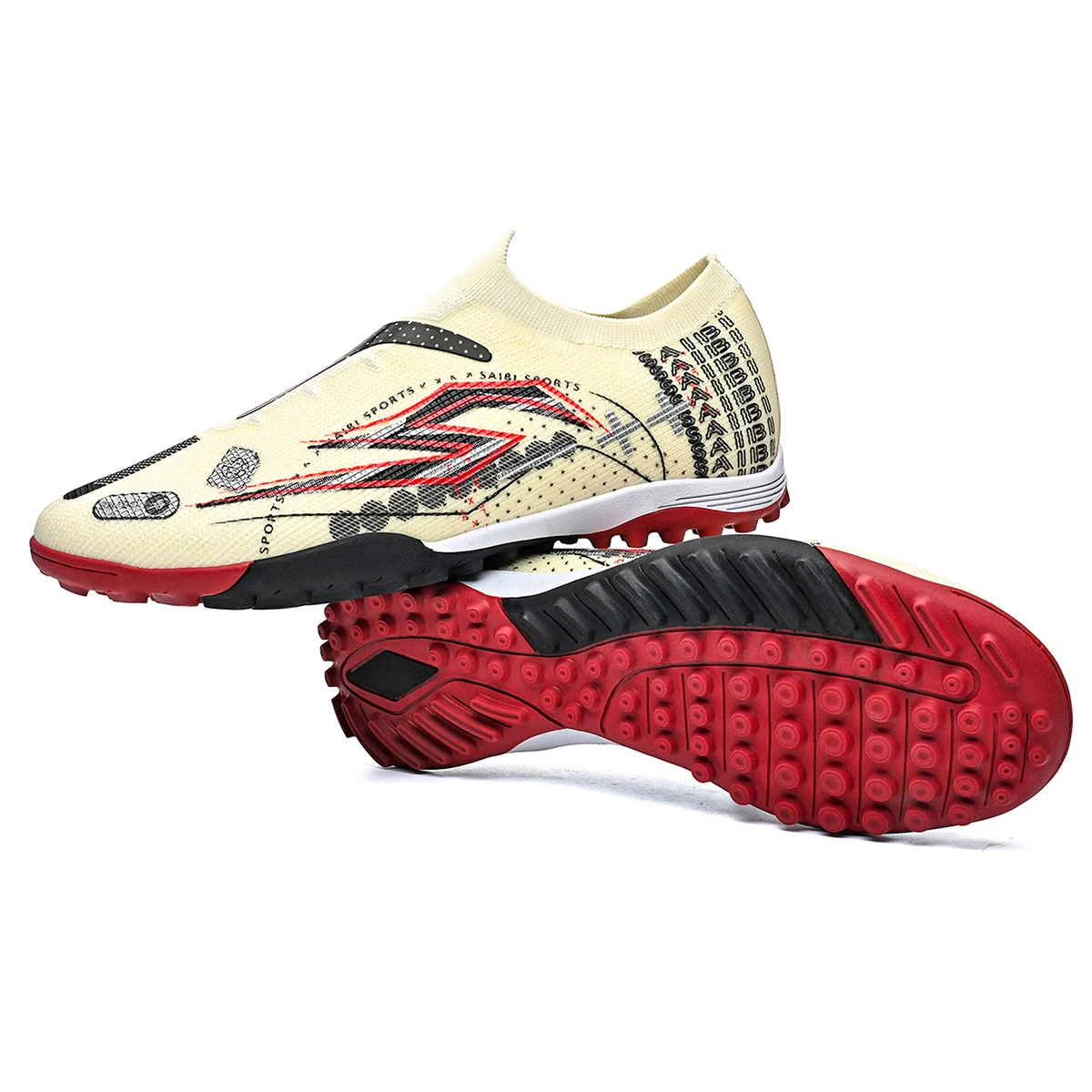 

Дышащие мужские футбольные бутсы TF для игры на открытом воздухе, с прочной резиновой подошвой, подходящие для всех сезонов.