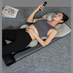 Full Body Electric Massage Mattress, Multi-Functional Air Bag Cushion, Neck Back Waist Buttocks, Home Massage Mat