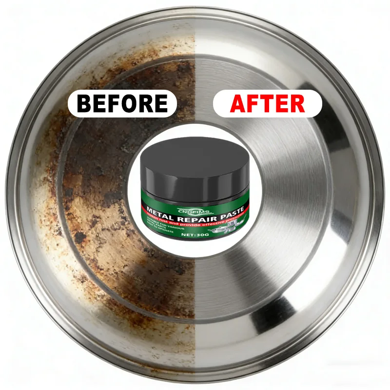 Multifunctional Metal Paste: Chrome Repair & Polish for Vehicle & Home Use