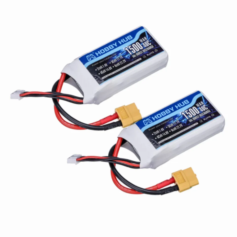 

HOBBY HUB 3S 11.1v 1500mAh 30C LiPo Battery 11.1 v Rechargeable battery T/XT60/JST Plug For RC Car Airplane Helicopter parts