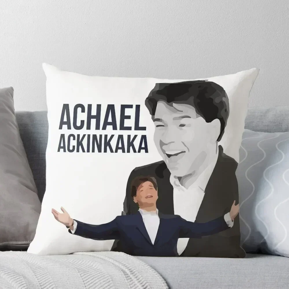 

Michael McIntrye - Showtime - Achael Ackinkaka Throw Pillow Luxury Cushion Cover Luxury Sofa Cushions home decor items pillow