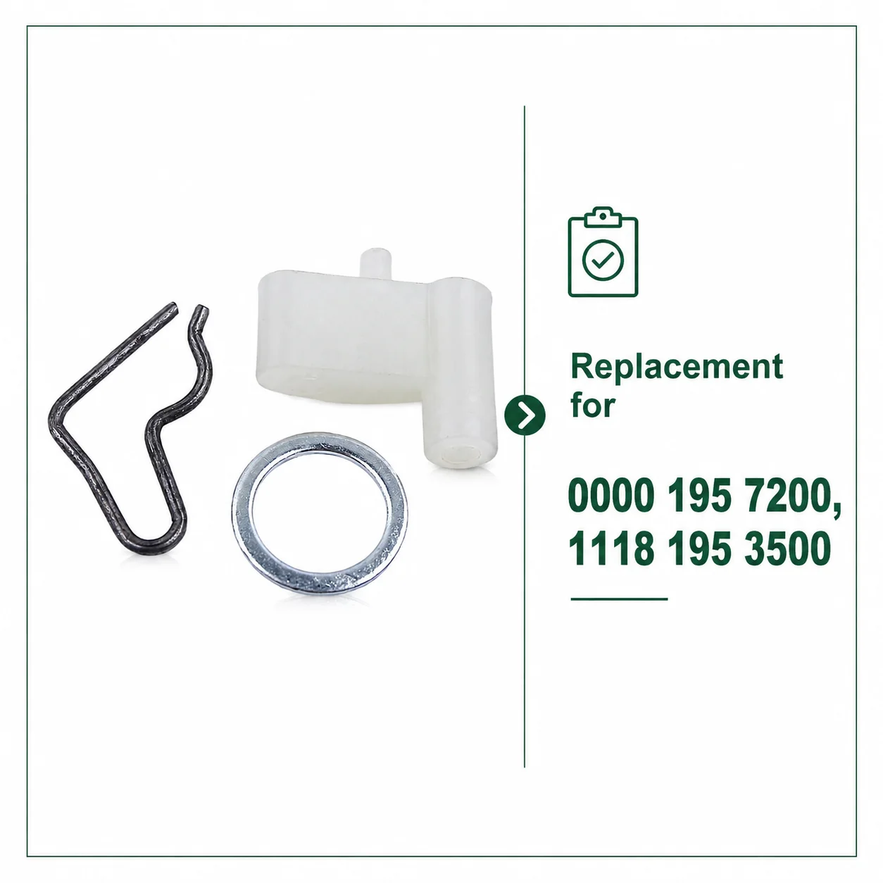 Recoil Starter Pawl Spring Washer Kit For Stihl FS120 FS200 FS250, Replaces 0000 195 7200 1118 195 3500, Trimmer Repair Parts
