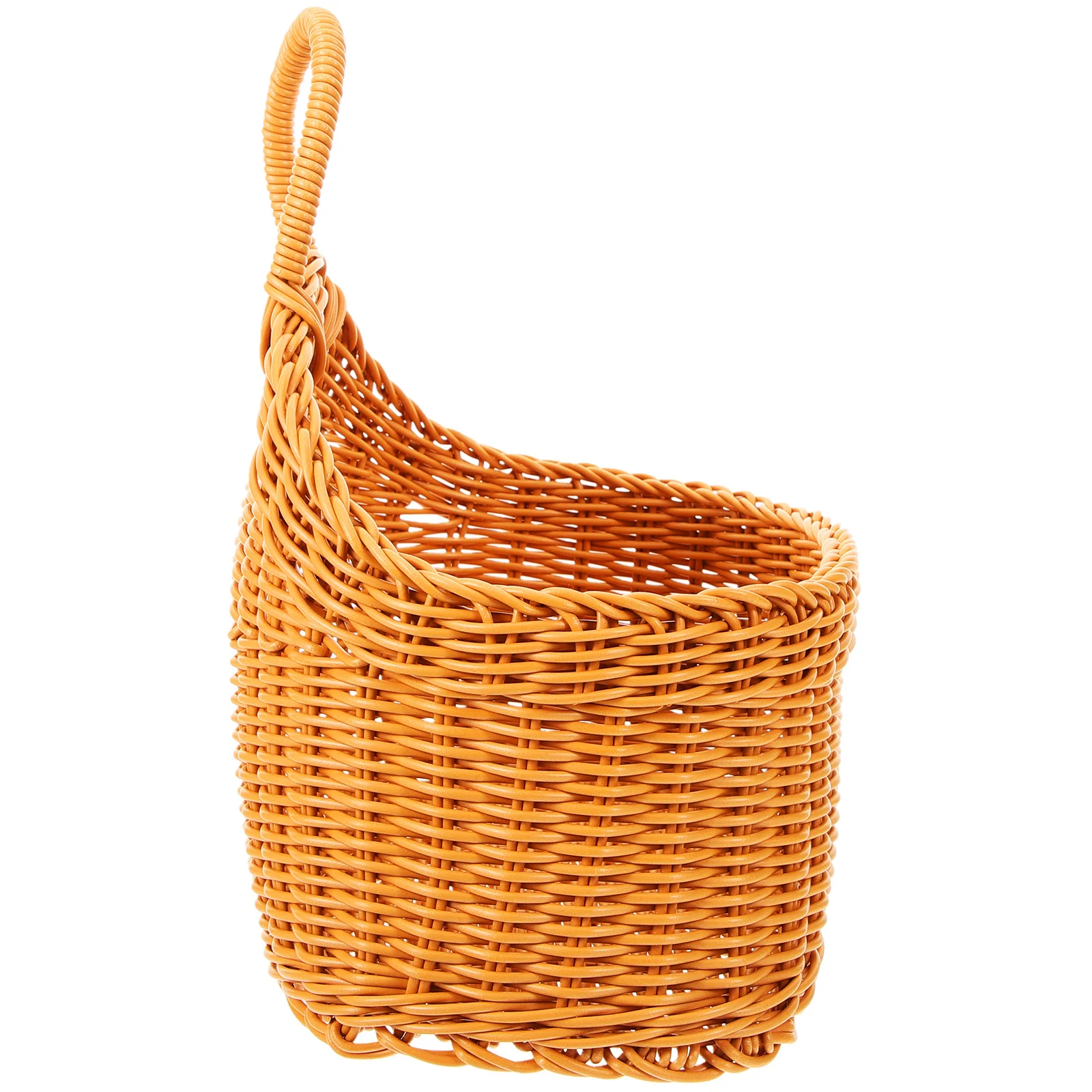 

Large Capacity Woven Storage Basket Kitchen Wall Hanging Organizer For Vegetables Fruits Ginger Garlic Sundries Plastic
