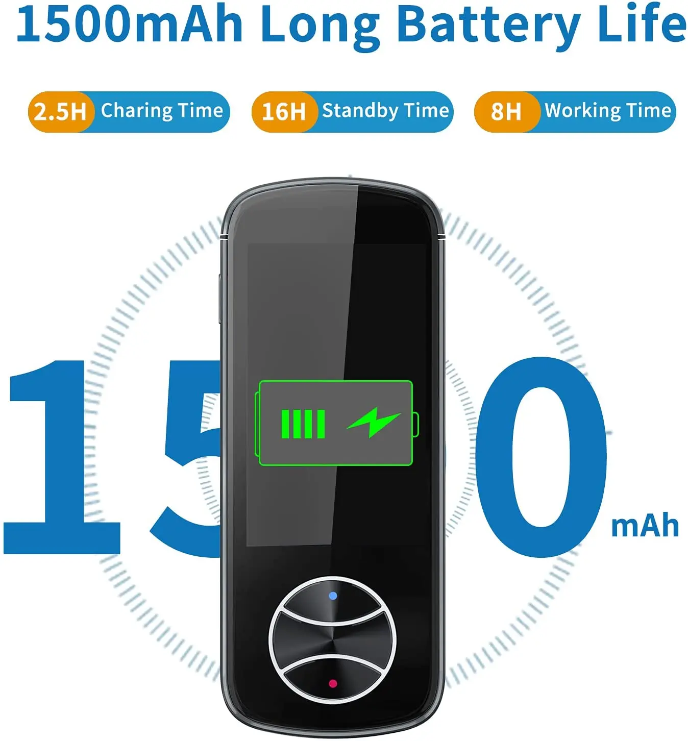 Dispositivo traductor de idiomas HGDO V10 con traductor de voz, traducción de imágenes, 137 idiomas