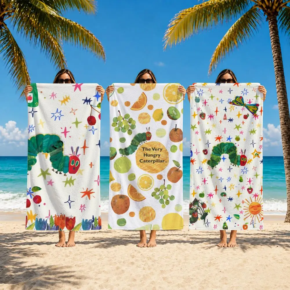 Book T-The Very Hungry Caterpillar Towel Towel beach towel, quick drying absorbent bath towel for Swim,Gym,Camping,Outdoor hot