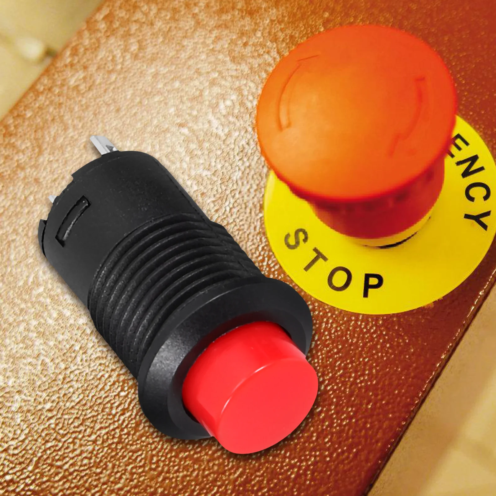 

8pcs Push Button Latching Household Light Replacement Switches Button Switch For Appliances Electromechanical Equipment