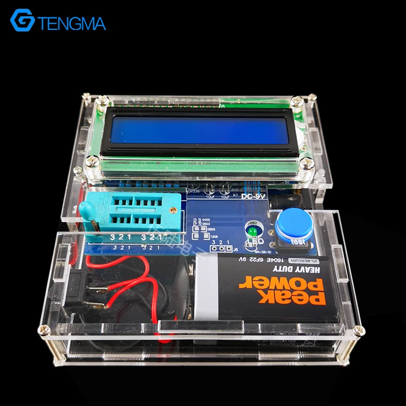 Imagem -03 - Transistor Tester Kit Resistência Capacitância Triode Medição Eletrônica Substitui Multímetro Faça Você Mesmo Assembly Parts