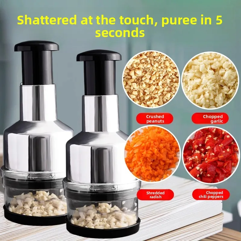 

Кухонный нож для похлопывания артефактов, многофункциональная нержавеющая сталь, черная технология, давилка для чеснока, пресс для чеснока, дробилка для чеснока