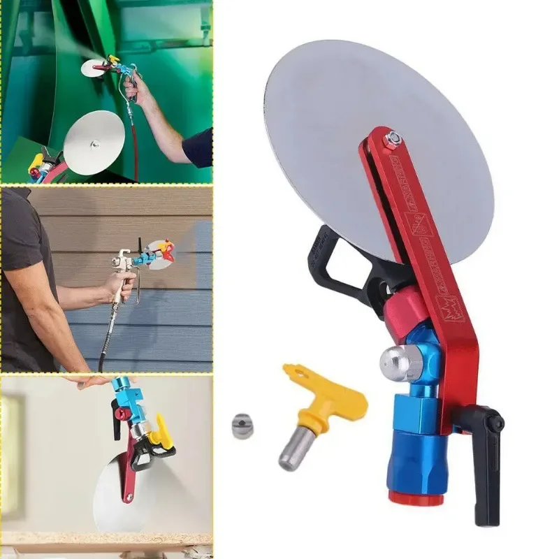 Suntool 7/8-Inch Spray Guide Accessory Tool Color Separation Baffle with 517 Tip Nozzle for Airless Paint Sprayer