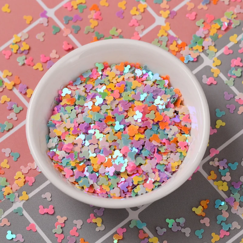 20g/Bag Mini Mouse 4mm PVC Confetti Glitter Sequins For Crafts Nail Art Decoration Paillettes Sequin DIY Girl Sewing Accessories